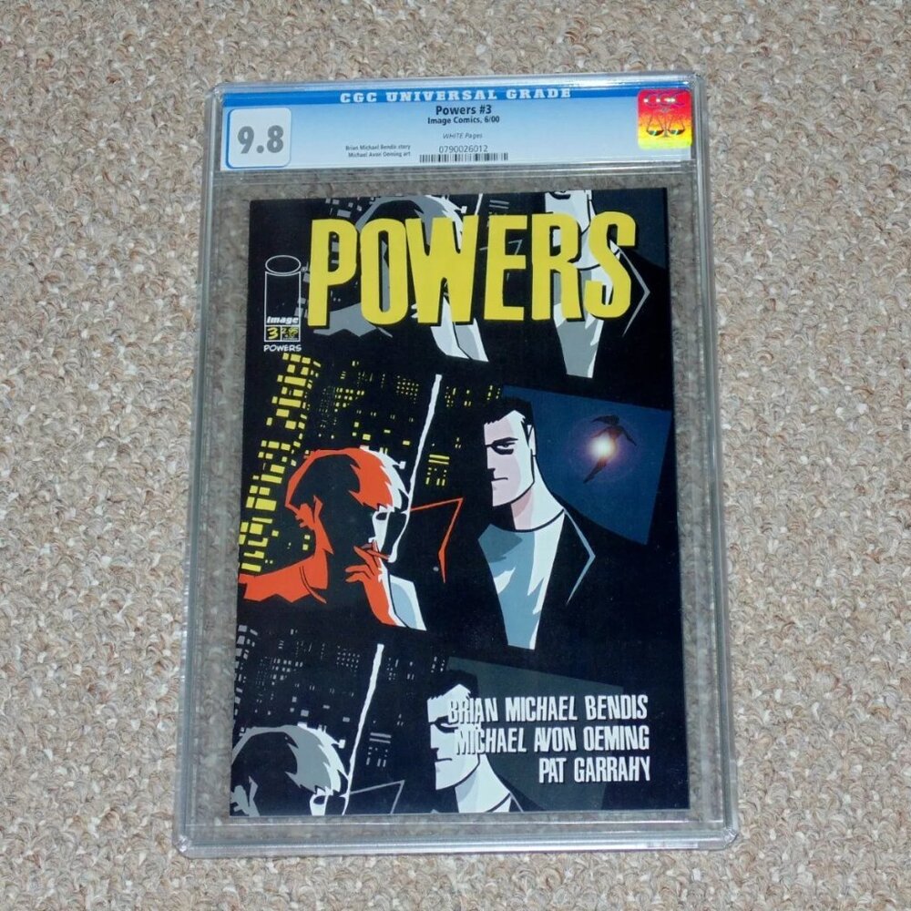 2000 Image Comics Powers # 3 CGC Graded 9.8 NM/M Brian Michael Bendis